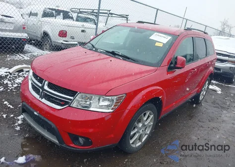 2016 Dodge Journey Sxt z USA, uszkodzony, nr VIN 3C4PDCBG0GT173836
